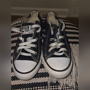 Converse Kids Black Sneakers Size 2